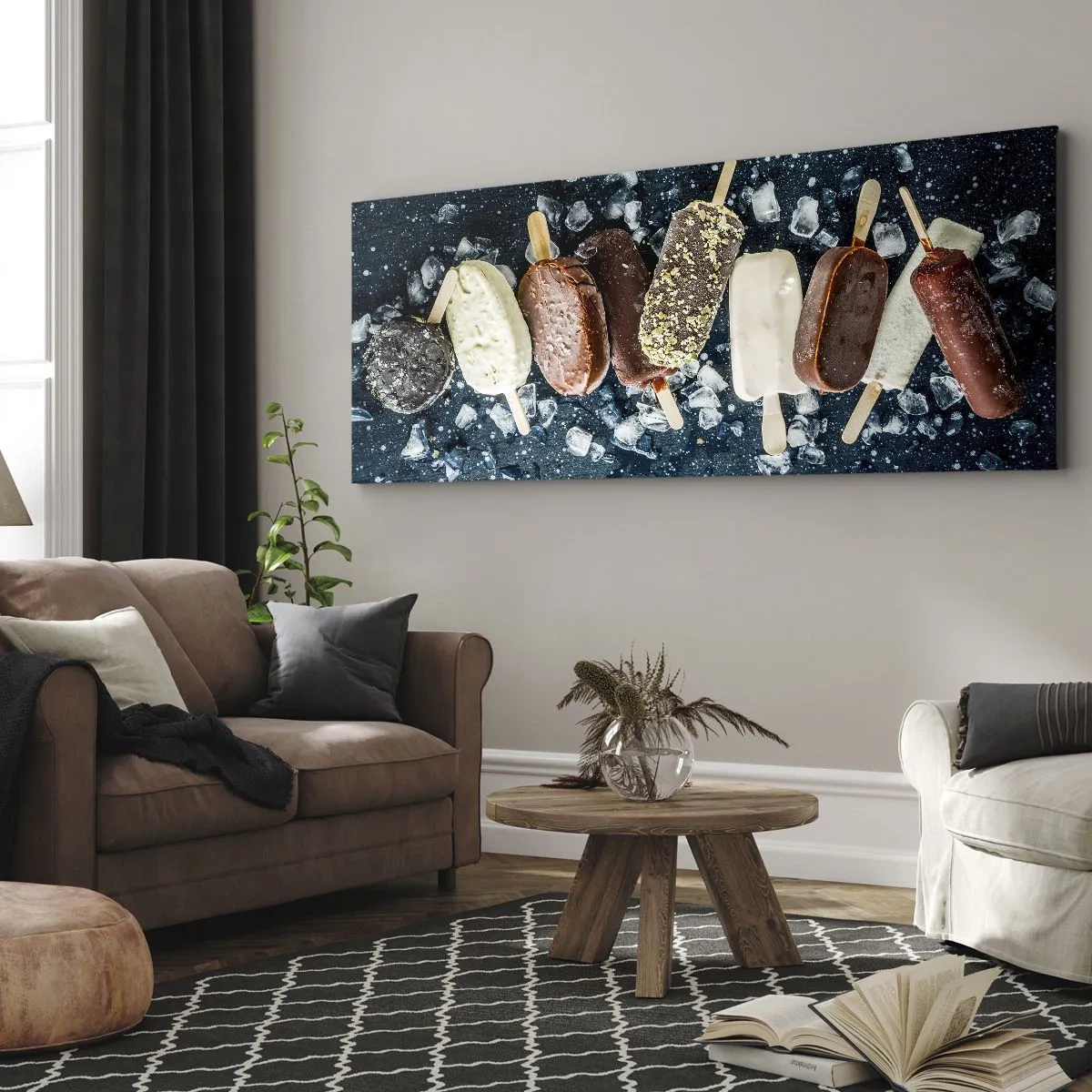 Tablou pe pânză - Gustul unei veri fierbinți - 120x50 cm