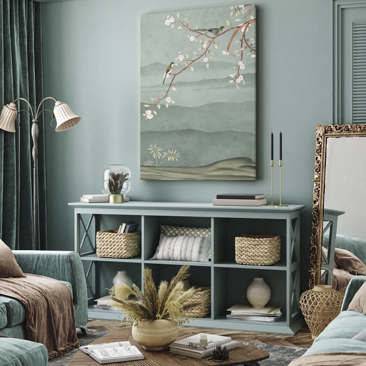 Tablou pe pânză - Primăvara, ah, tu ești - 45x80 cm