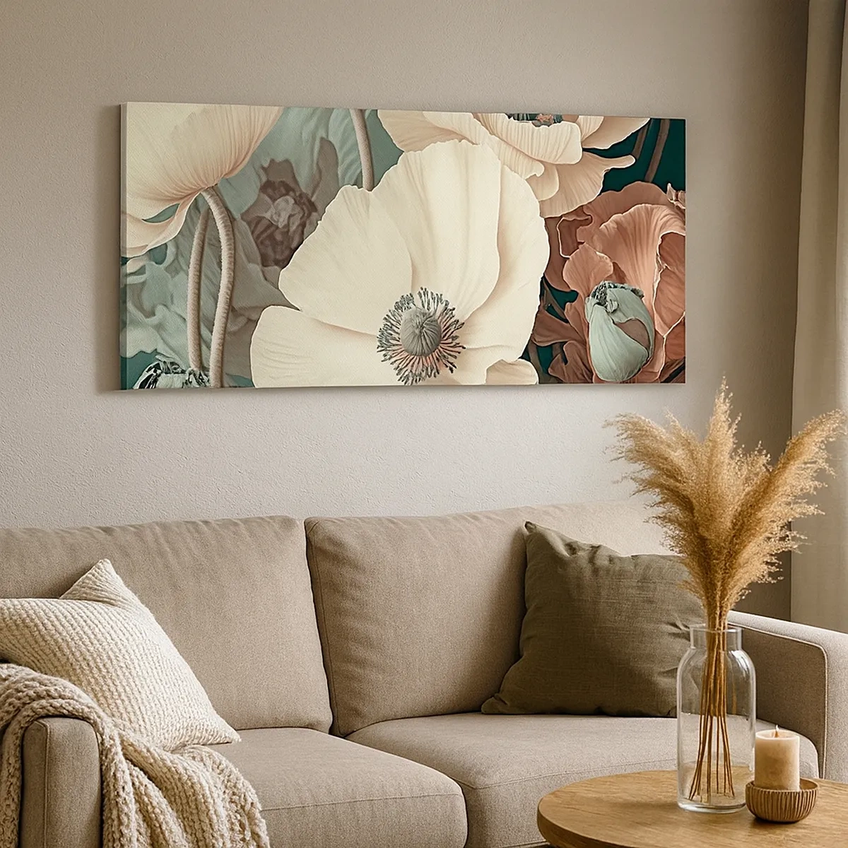 Tablou pe pânză - Șoapta macilor - 30x30 cm