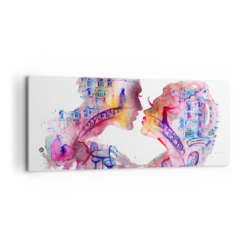 Tablou pe pânză - Podul secret al suspinelor - 100x40 cm