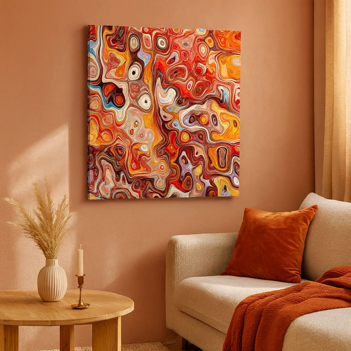 Tablou pe pânză - Dacă nucile s-au topit în miere - 30x30 cm