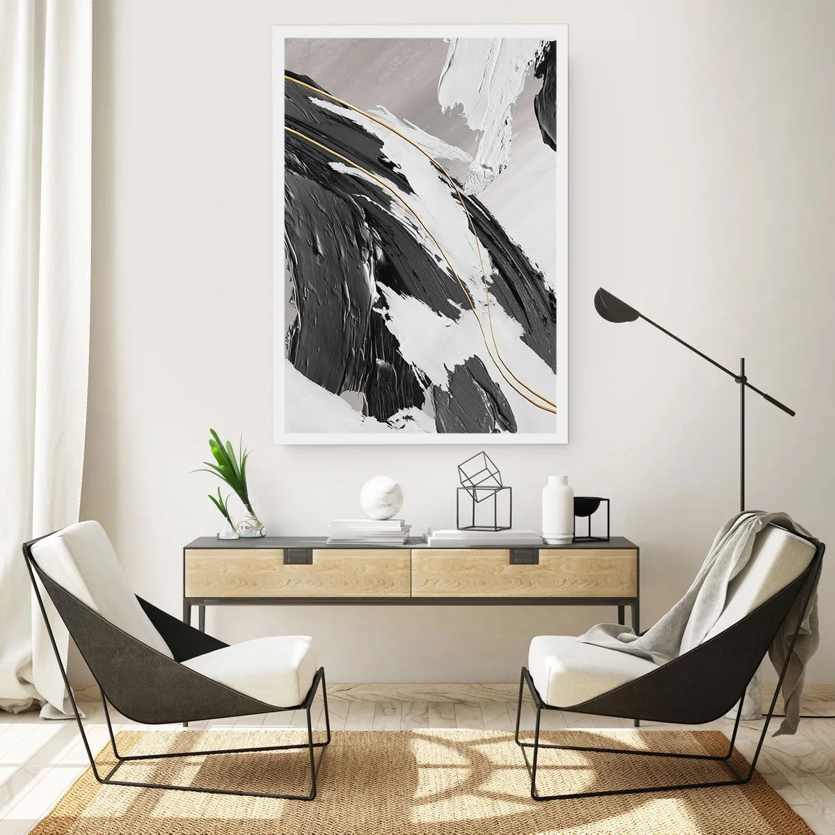 Poster - Abstracție cu fler - 30x40 cm