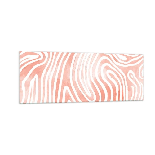 Tablou pe sticlă - Într-un labirint de coral - 140x50 cm