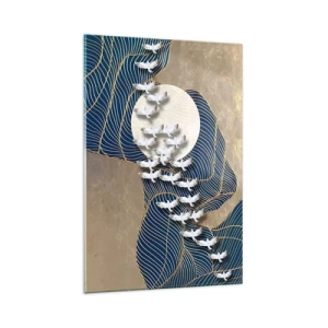 Tablou pe sticlă - Libertate, rătăcire, comunitate - 80x120 cm