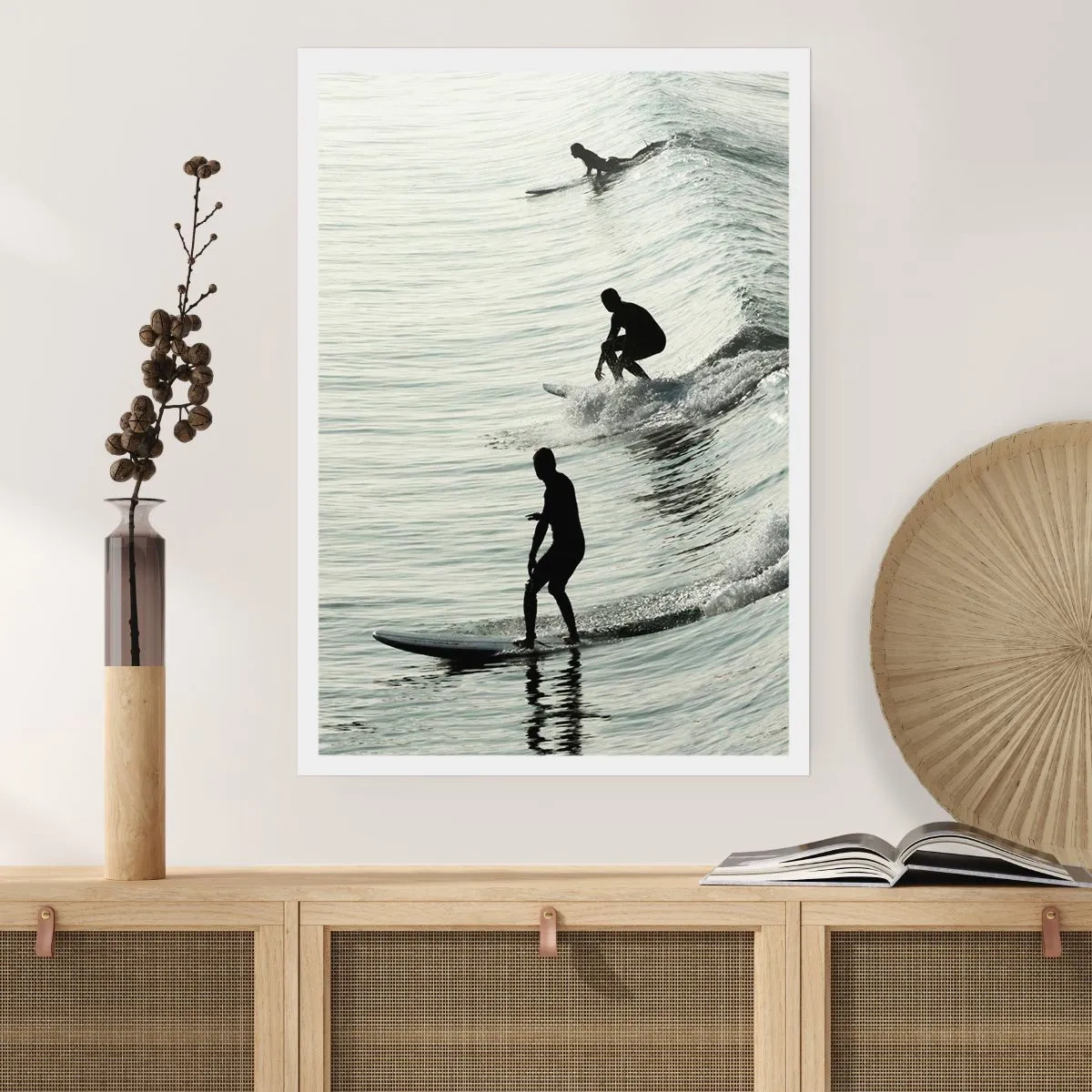 Poster - Pentru a întâmpina valul - 40x50 cm