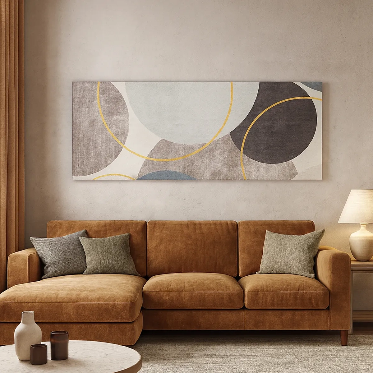 Tablou pe pânză - Roată cu roată - 30x30 cm