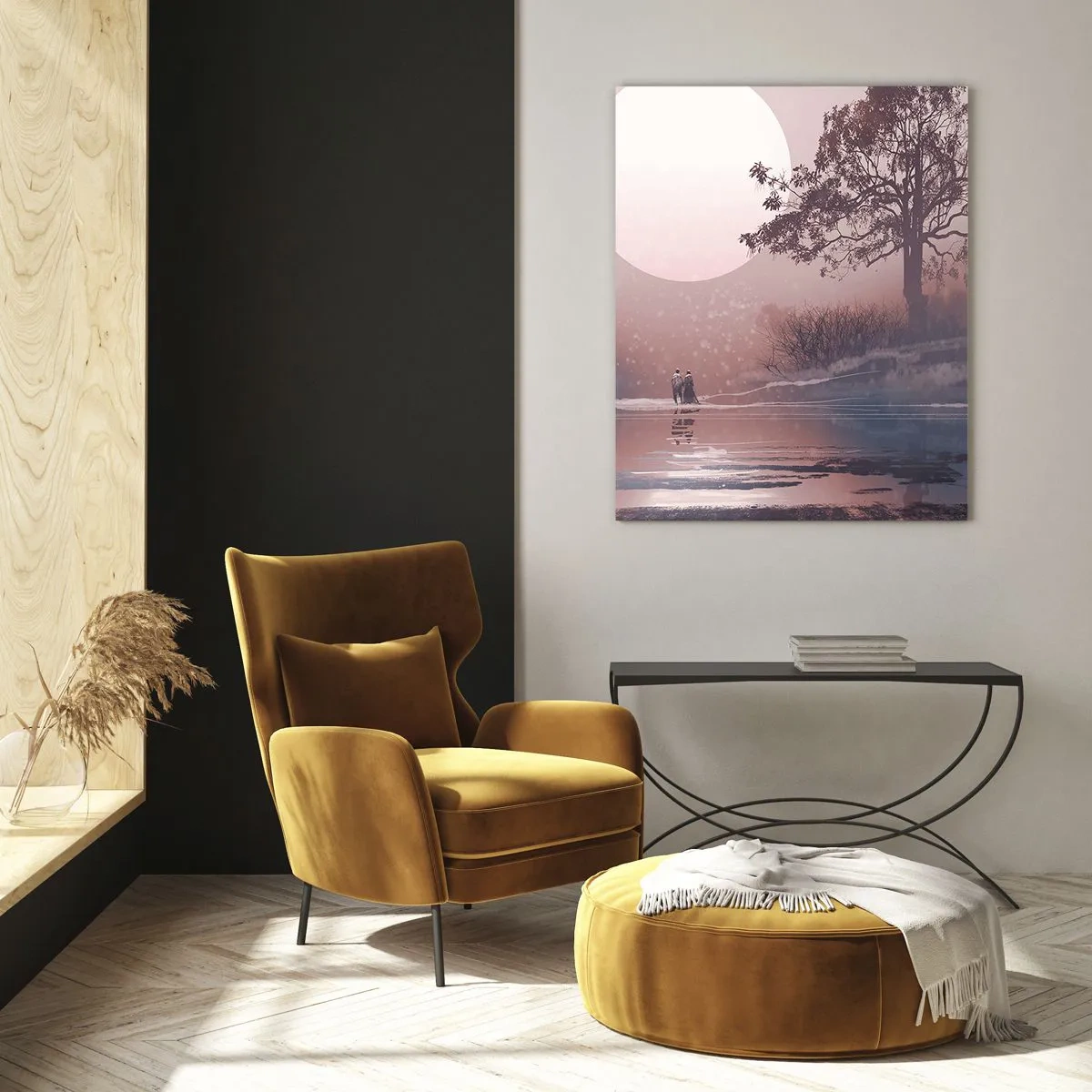 Tablou pe sticlă - Minuni nocturne - 50x70 cm