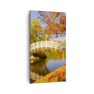 Tablou pe pânză - Pe podul alb al suspinelor - 55x100 cm