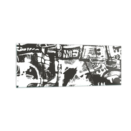 Tablou pe sticlă - Ordine sau haos? - 140x50 cm