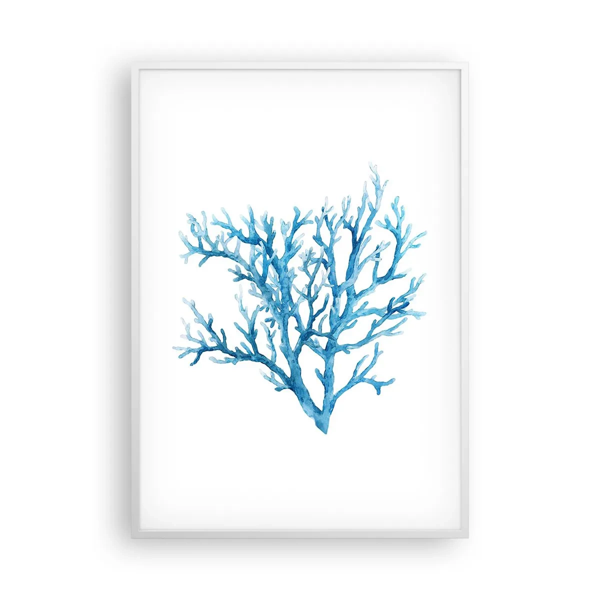 Poster în ramă albă - Filigranul marin - 70x100 cm