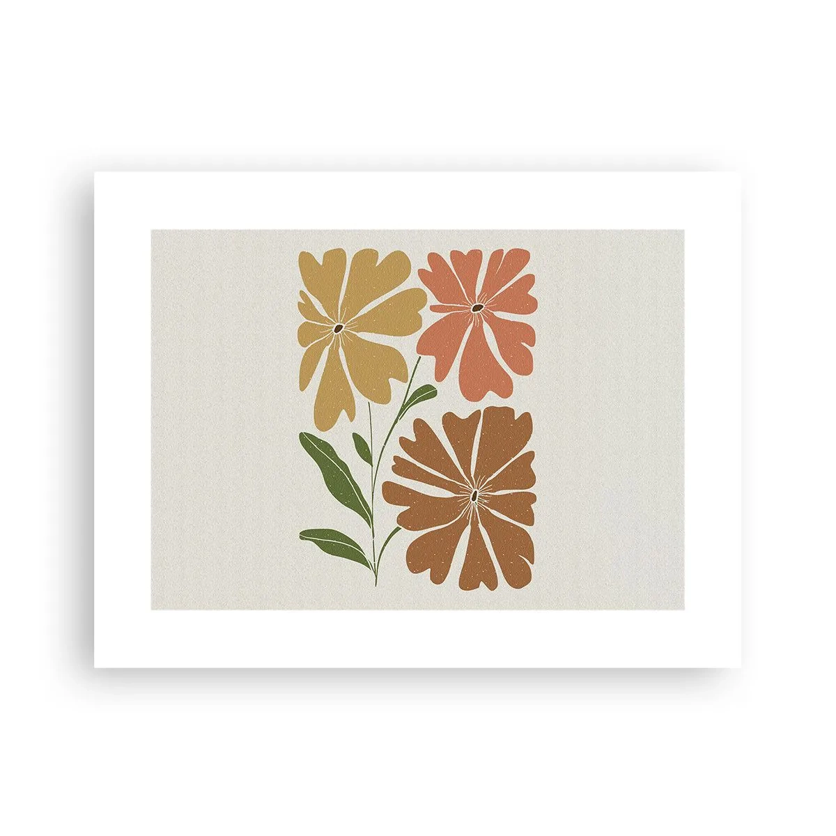 Poster - Natură și geometrie - 40x30 cm