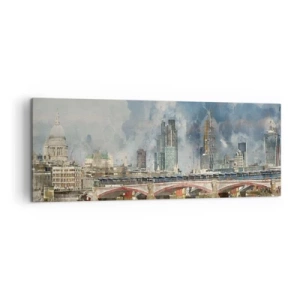 Tablou pe pânză - Londra în toată splendoarea ei - 140x50 cm
