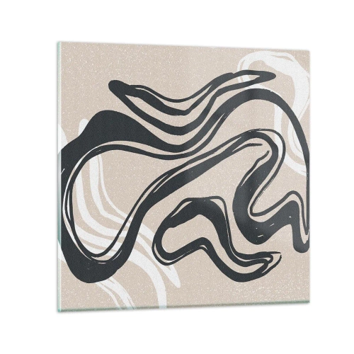 Tablou pe sticlă - Expresie multiplicată - 30x30 cm