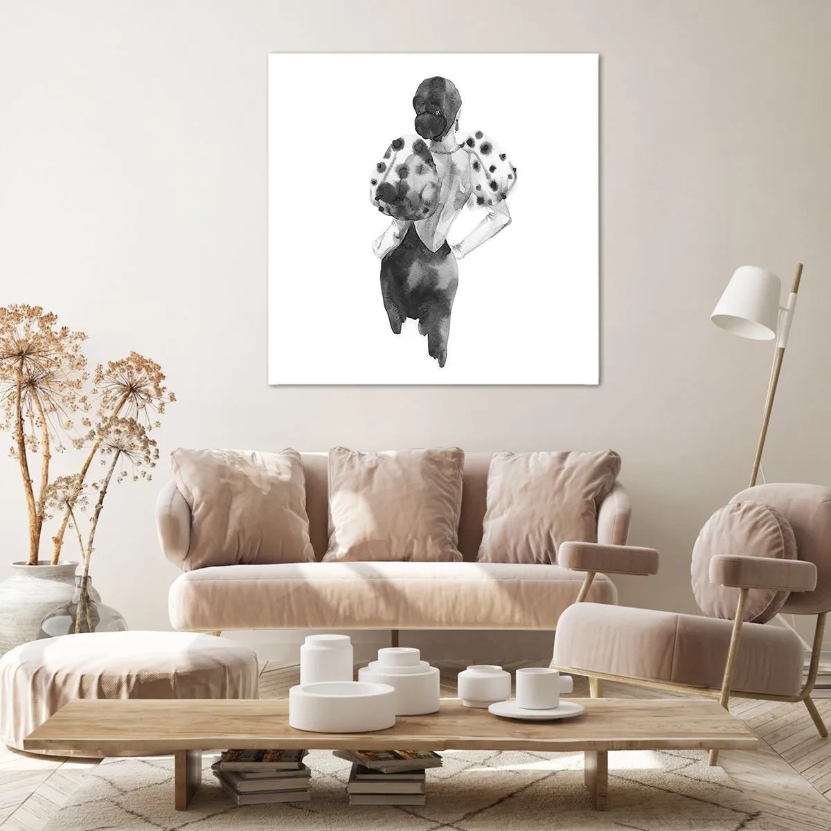 Tablou pe pânză - A trecut chiar pe lângă noi - 60x60 cm