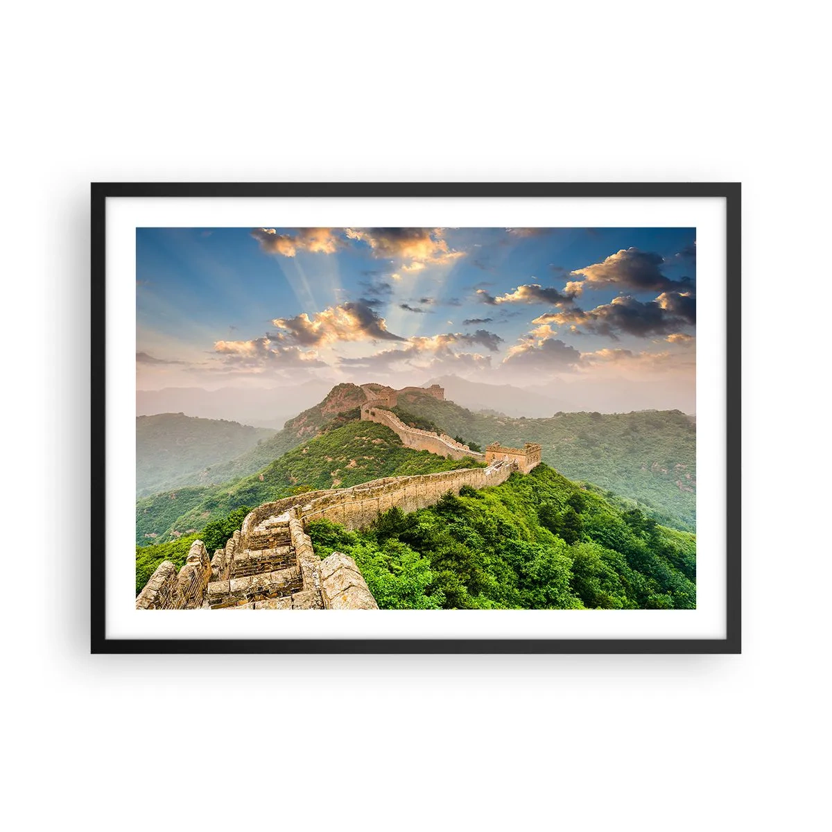 Poster în ramă neagră - Măreția netrecătoare - 70x50 cm