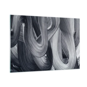 Tablou pe sticlă - Fluiditatea realității - 100x70 cm