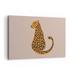 Tablou pe pânză - Modelul leopard este tot timpul la modă - 120x80 cm