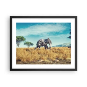 Poster în ramă neagră - Griul nu mai este la modă - 50x40 cm