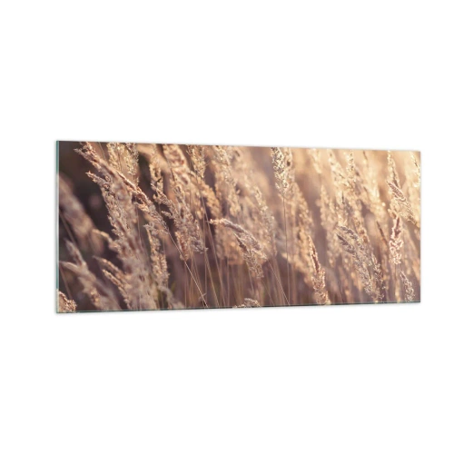 Tablou pe sticlă - Gata să întâmpine toamna - 100x40 cm