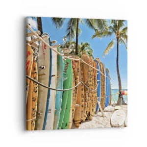 Tablou pe pânză - Distracție însorită - 40x40 cm