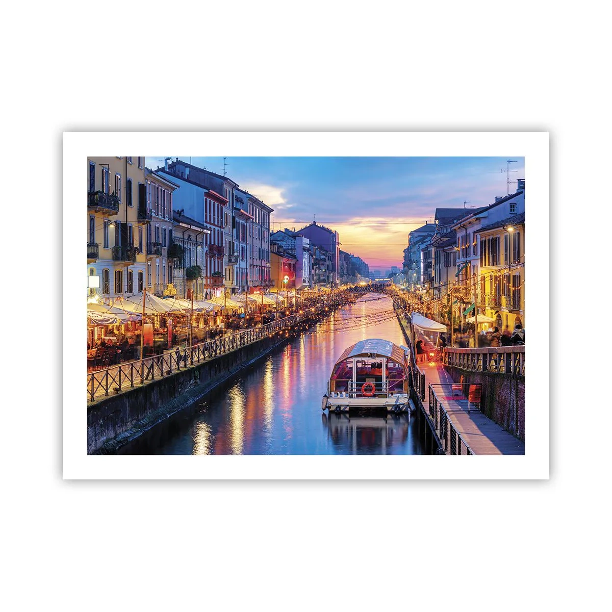 Poster - O seară de lumină și distracție - 70x50 cm