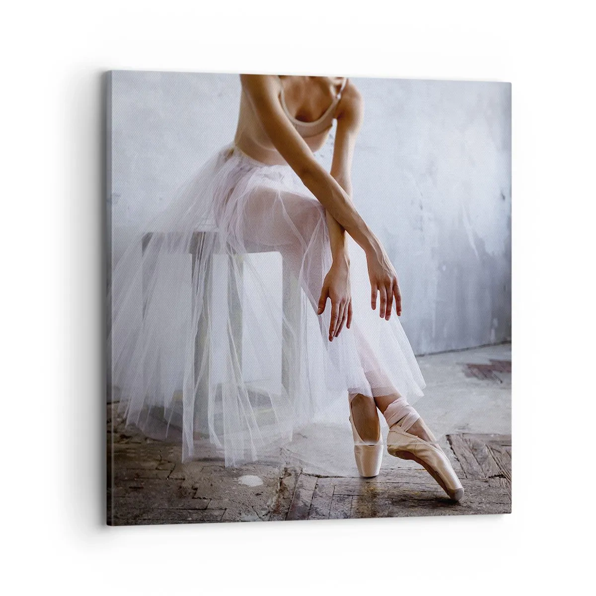 Tablou pe pânză - Înainte ca luminile rampei să strălucească - 70x70 cm