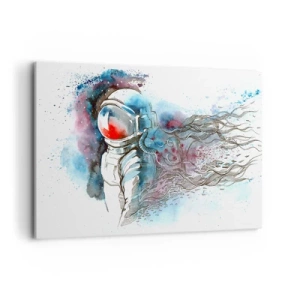 Tablou pe pânză - Singur cu cosmosul - 120x80 cm