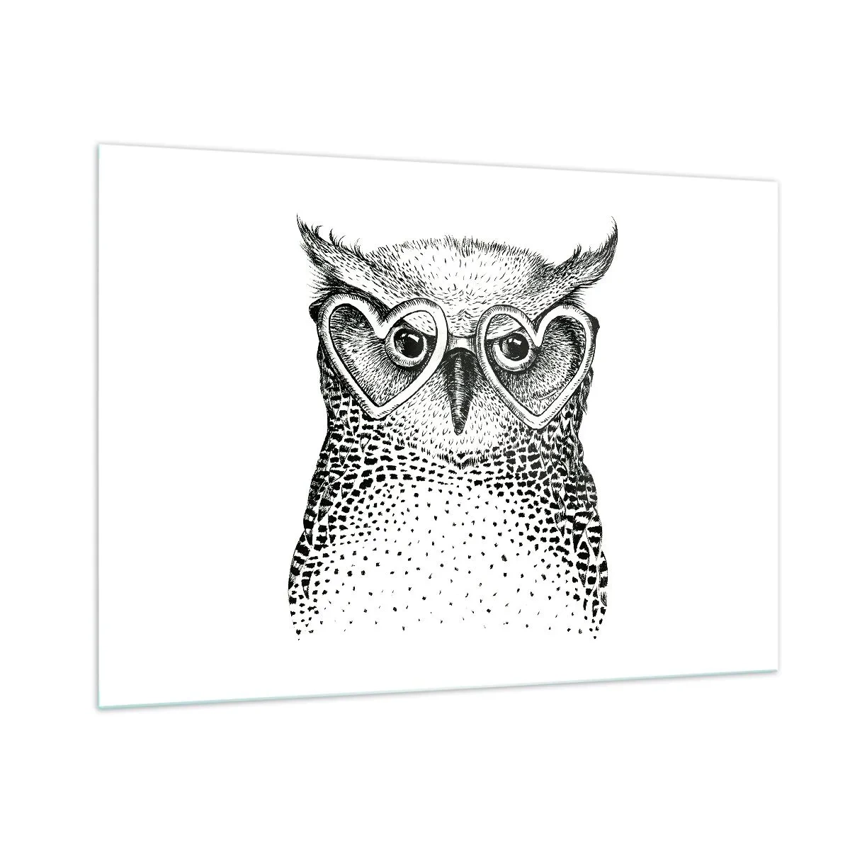 Tablou pe sticlă - Cu înțelepciune și dragoste - 100x70 cm