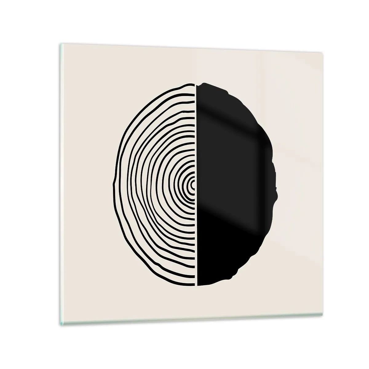 Tablou pe sticlă - Jumi-juma - 60x60 cm