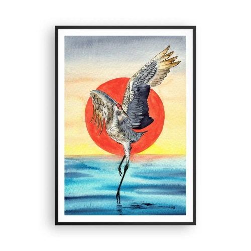 Poster în ramă neagră - E timpul să ne întoarcem - 70x100 cm