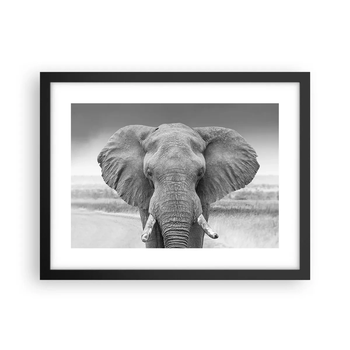 Poster în ramă neagră - Bun venit în lumea mea - 40x30 cm