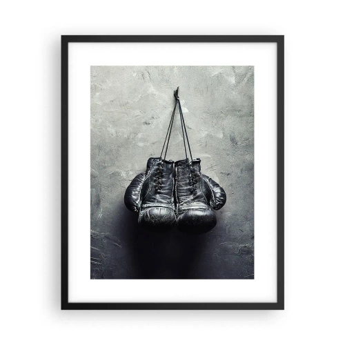 Poster în ramă neagră - Timp de luptă și timp de pace - 40x50 cm