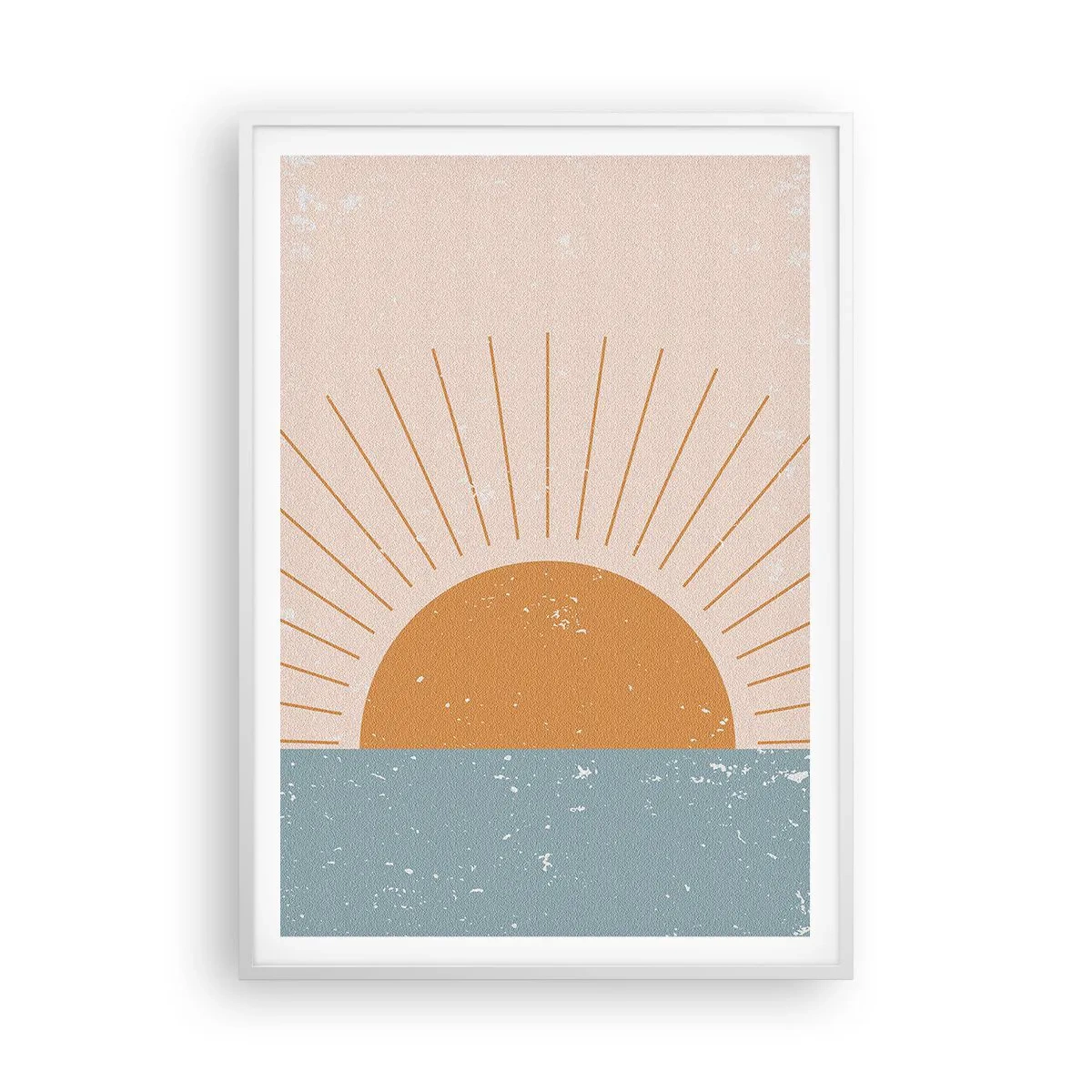 Poster în ramă albă - Un miracol zilnic - 70x100 cm