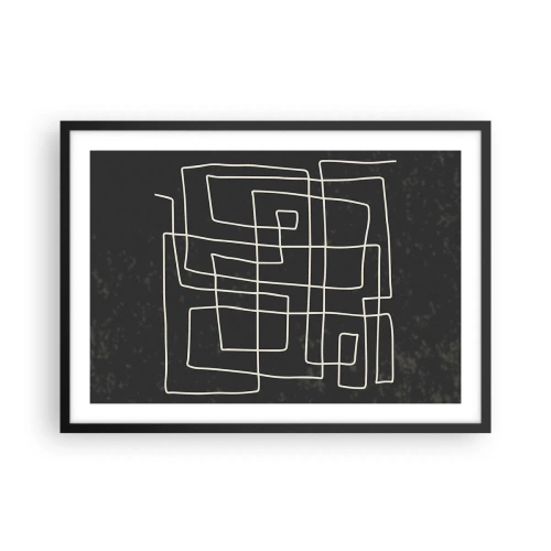 Poster în ramă neagră - Nu atât de simplu - 70x50 cm