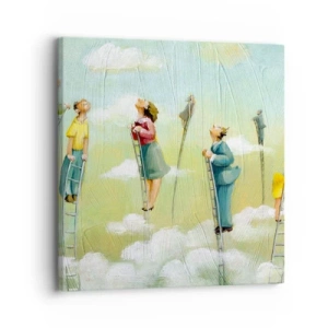 Tablou pe pânză - Urmează-ți visul - 30x30 cm