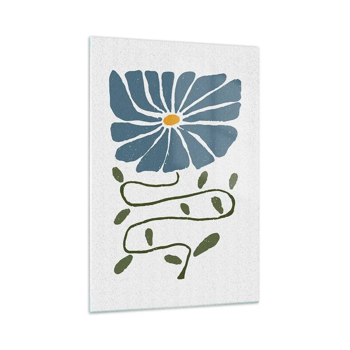 Tablou pe sticlă - De la creangă la floare - 70x100 cm