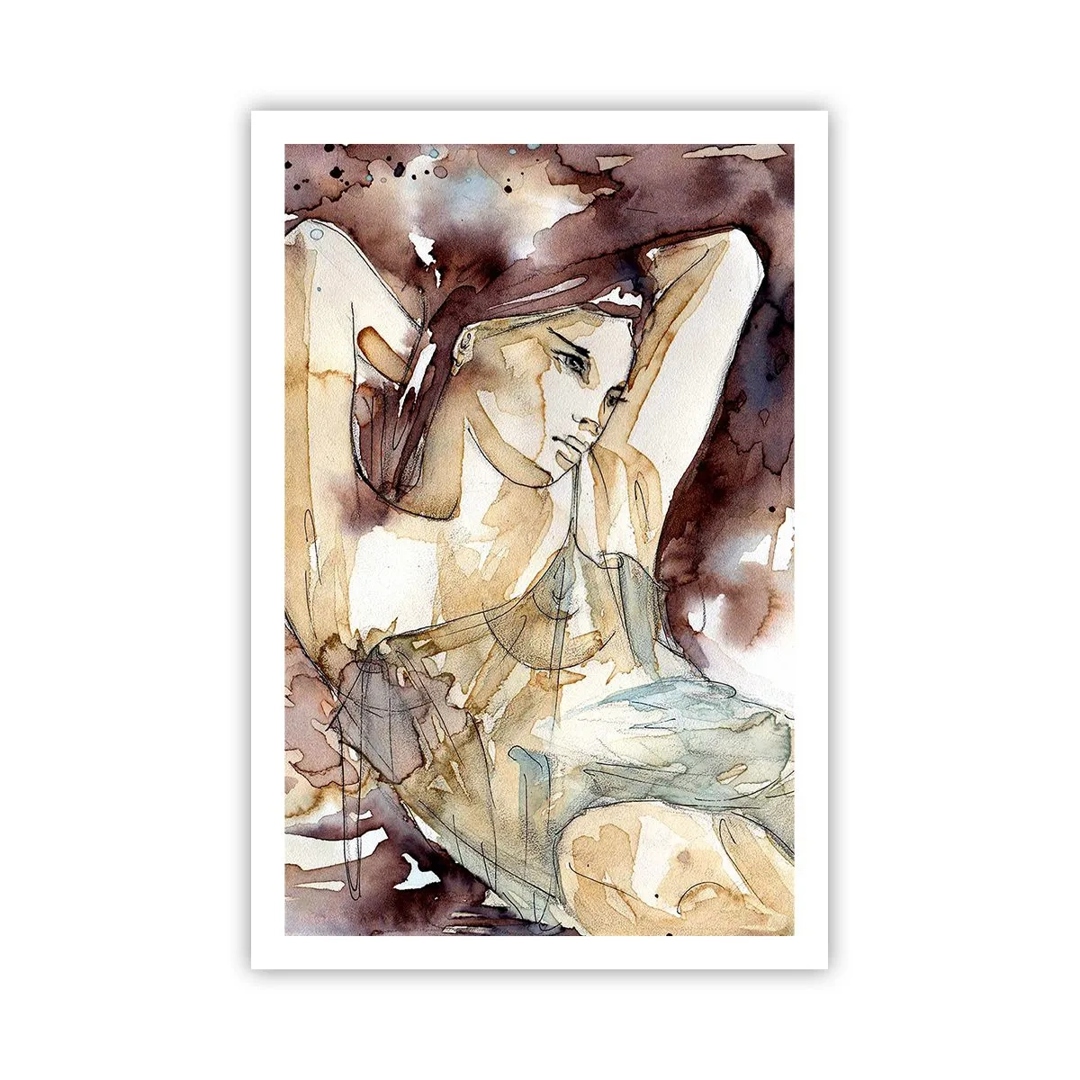 Poster - Într-o dispoziție mov deschis - 61x91 cm