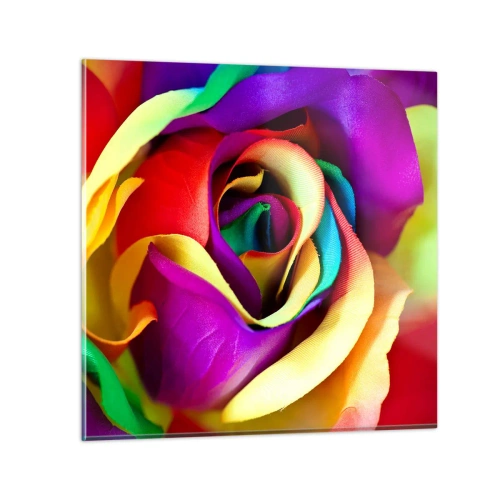 Tablou pe sticlă - Acest lucru este imposibil - 60x60 cm