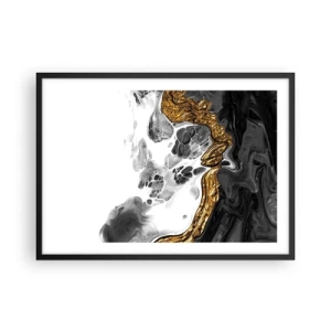 Poster în ramă neagră - Compoziție organică - 70x50 cm