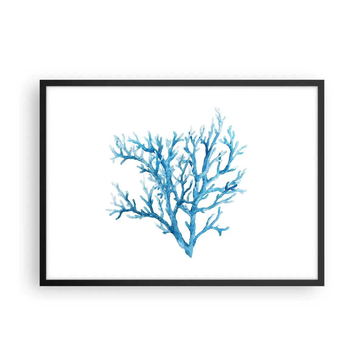 Poster în ramă neagră - Filigranul marin - 70x50 cm