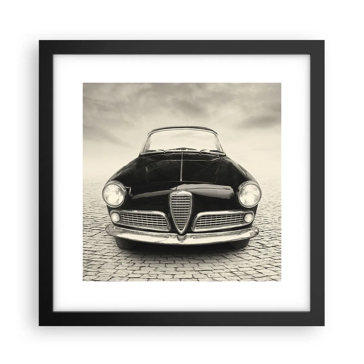 Poster în ramă neagră - Și cum să nu mă iubești? - 30x30 cm