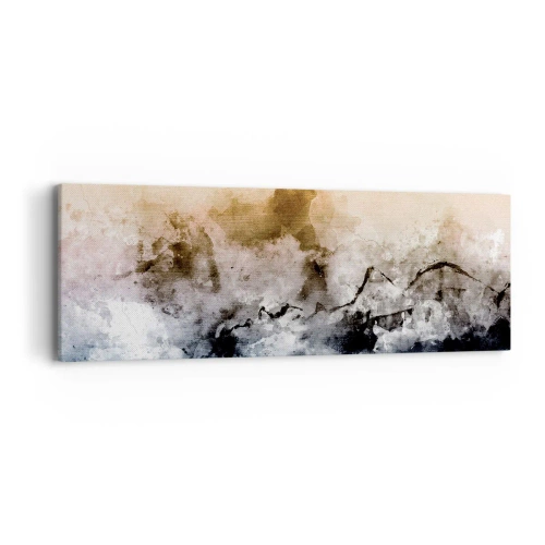 Tablou pe pânză - Scufundate într-un vârtej de ceață - 90x30 cm