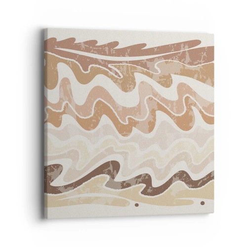 Tablou pe pânză - Energie bună - emoții bune - 40x40 cm