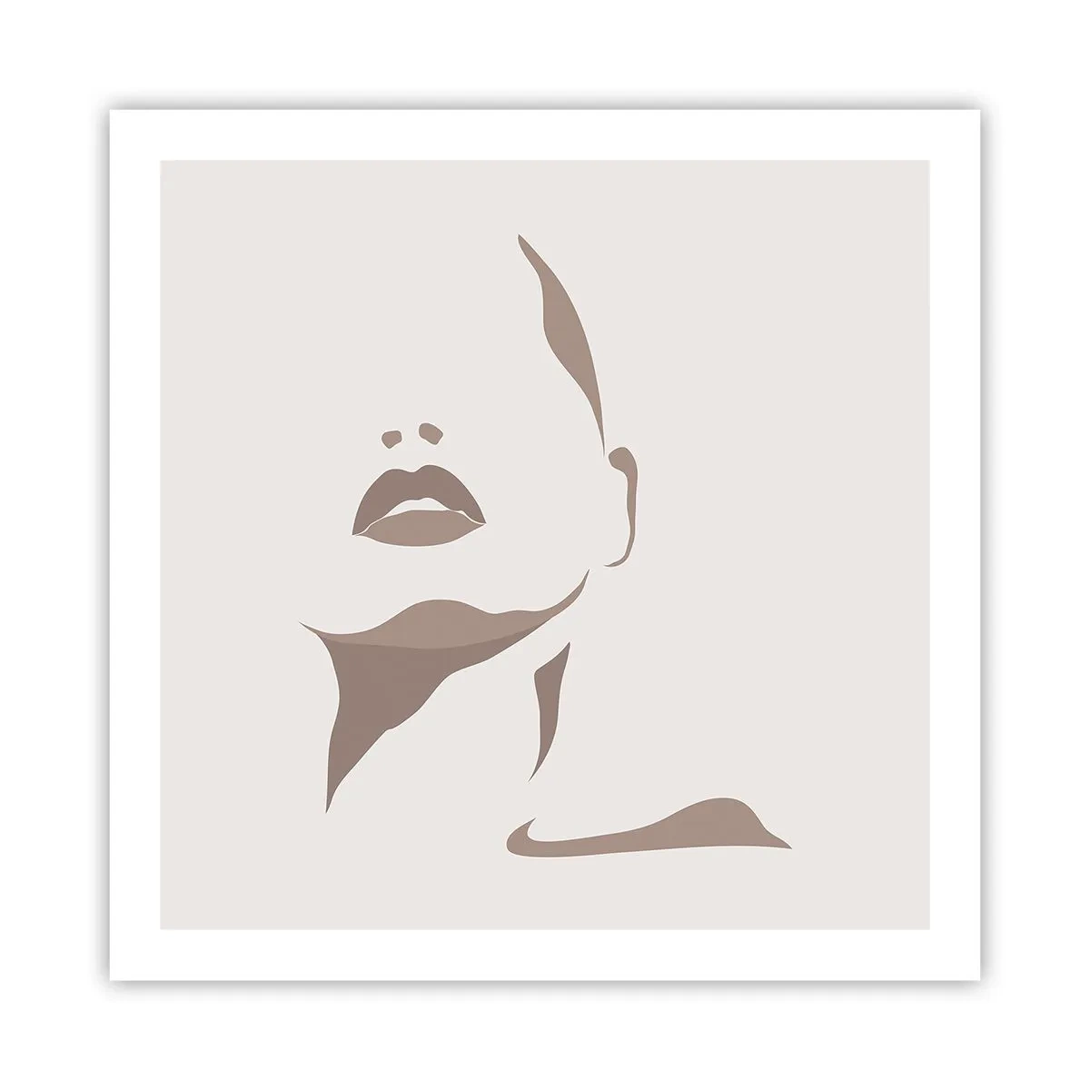 Poster - Creată din lumină și umbră - 60x60 cm
