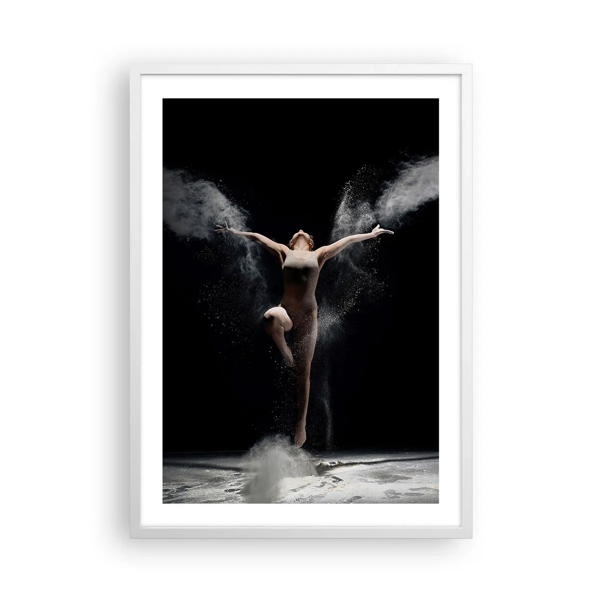 Poster în ramă albă - Elfii există - 50x70 cm