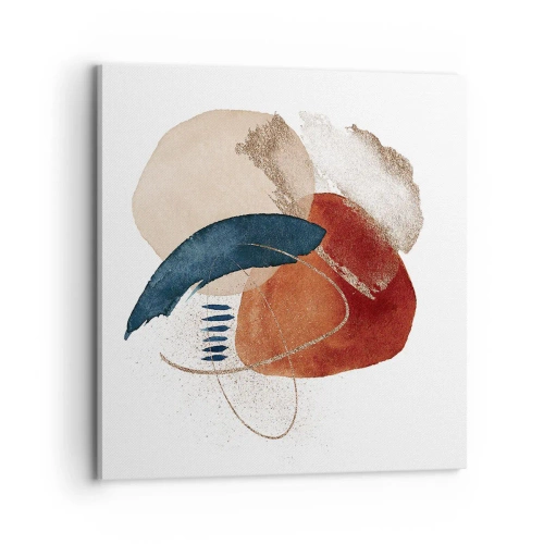 Tablou pe pânză - Compoziție ovală - 70x70 cm