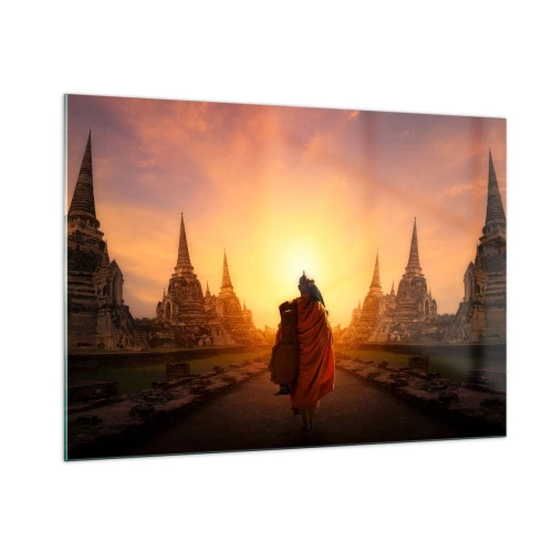 Tablou pe sticlă - În pace prin eternitate - 100x70 cm