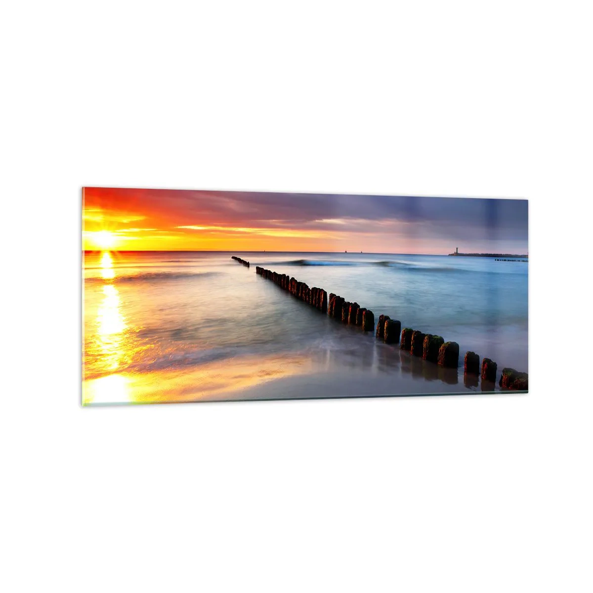 Tablou pe sticlă - Ascultă tăcerea - 120x50 cm