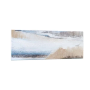 Tablou pe sticlă - Compoziție de iarnă - 140x50 cm