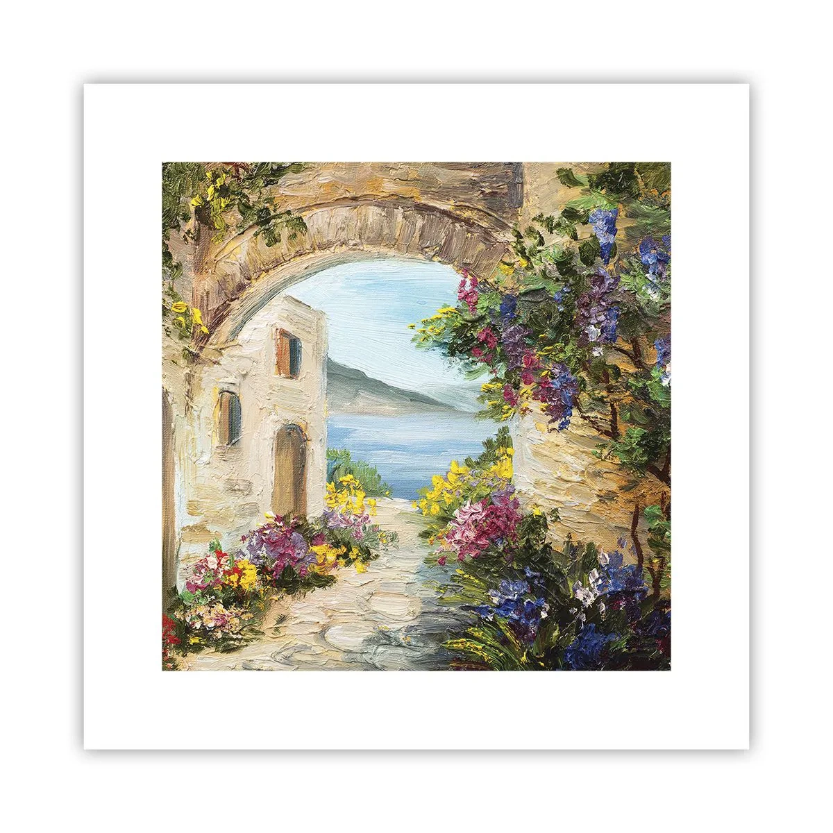 Poster - Farmecul peisajului de coastă - 30x30 cm